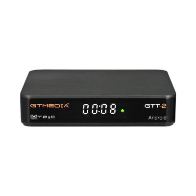 China Custom GT UI Android Box Support IPTV System DVB-T2 TV Box 4K ISDB-T Smart TV Combo Tuner with TF Card SPDIF RJ45 for sale