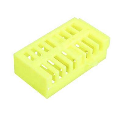 China Practical Agriculture Quality Assurance Yellow ABS Economy Queen Bee Growing Cage For Bee for sale