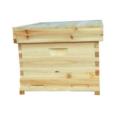 China Fir wood practical professional beehive for NC bee wholesale price fir wood super wood grade; SIC square 45 cm 0.55 for sale