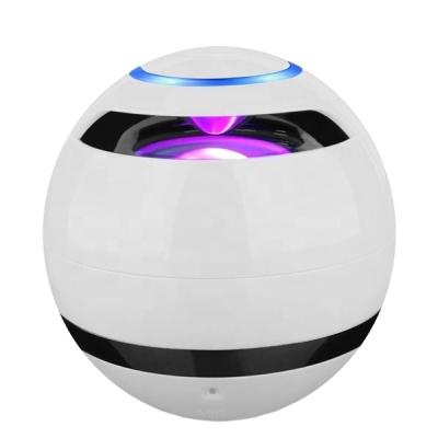 China 2021 A18 LED Ball Mini Super Bass Portable Wireless Radio Amazon Speaker New With FM Radio TF MIC USB For Mobile Phone Accessory for sale