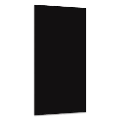 China Full Body 5.5Mm Thickness Modern Glossy Surface Extra Thin Realgres 900x1800 Black Porcelain Wall Tiles for sale