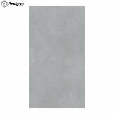 China Rustic Tiles 1200x2400mm Large Slam Gray Tiles Bathroom Wall Cerment Pattern 8.5mm Thickness Sizes for sale