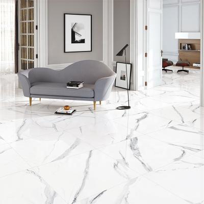 China Modern Realgres Home Decoration Square Bedroom Polished Glazed Porcelain Ceramic Tile Flooring 60X60 for sale