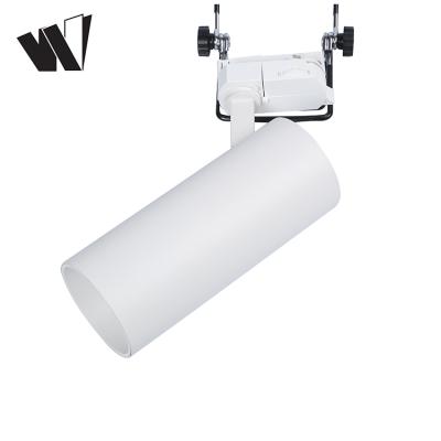 China Modern 15w 25w 30w 35w dimmable anti-glare energy saving cob led track light for sale