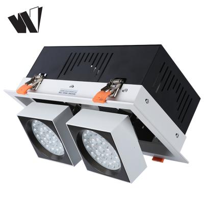 China Modern Hot Selling SMD Dimmable 24w 30w 40w 50w Double Head Adjustable Lamp Led Grill Light for sale