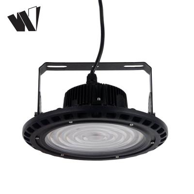 China Cheap price industrial warehouse ip65 anti-glare 100w 150w 200w SMD led UFO high bay light for sale