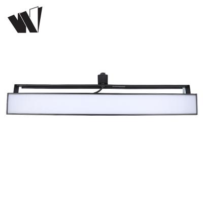 China Hotel competitive price IP44 SMD 20w 40w 60w aluminum housing track led linear highbay light for sale