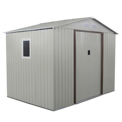 China Easily Assembled Easy Assemble 7.0*4.2FT Backyard Tool Shed Outdoor Metal Storage Shed for sale