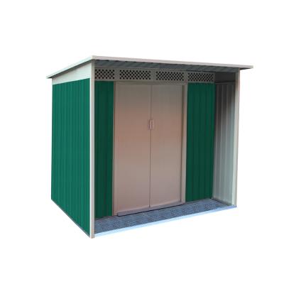 China New and Front-Additional Design 5.54m2 Metal Storage Shed Easily Assembled for sale