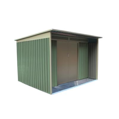 China New and Front-Additional Design 13.53m2 Metal Storage Shed Easily Assembled for sale