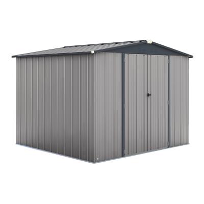 China Easily Assembled High Quality Hot Dipped Galvanized Steel Weatherproof Outdoor Storage Shed for sale