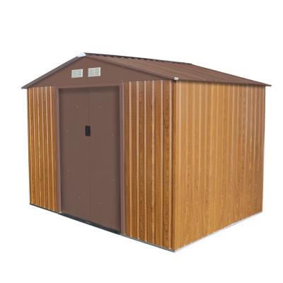 China Easily Assembled High Quality 5.29m2 Metal Storage Shed With Galvanized Steel Sheet for sale