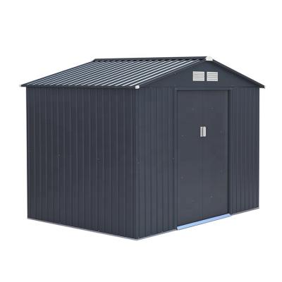 China Easily Assembled Larger Design 10.85m2 Garden Metal Shed for sale