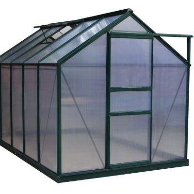 China Easily Collected High Quality 6x10ft Aluminum Greenhouse Suppliers for sale