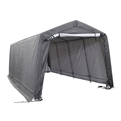 China 13.3m2 Metal Fabric Car Garage Shelter With Anchoring Kit for sale