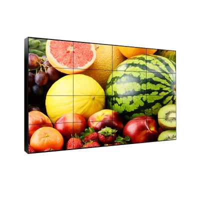 China Indoor Slim 49inch Video Wall Lcd Screen Seamless Splicing Price Tiled Super Narrow Bezel Lcd Video Wall For Shopping Mall for sale