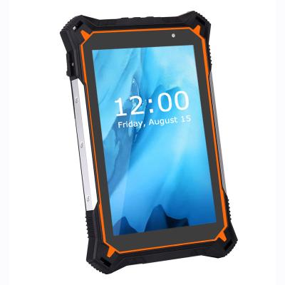 China Waterproof 1D 2D Barcode Scanner RFID 8000mAh Encrypted Industrial Rugged Tablet Android 8 Inch Tablet PC for sale