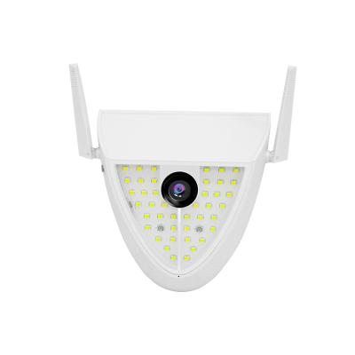 China Wireless Siren Security Garden Flood Light Wifi CCTV Camera OEM Built-in Outdoor Network Camera 1080P 42pcs LED Pro WiFi Carecam for sale