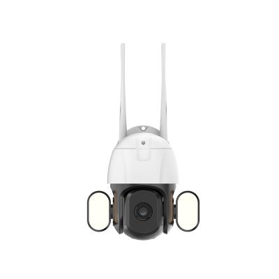 China Siren OEM Starlight ICSEE Flood Light Security WiFi CCTV PTZ Built-in Auto Outdoor IP Camera 3MP WiFi Camera Wireless OEM Starlight ICSEE for sale