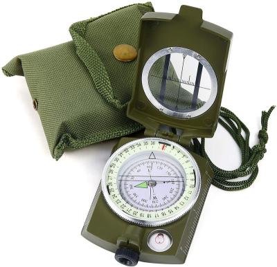 China Sportneer Lensatic Portable Military Sighting Compass, Compact Backpacking Survival Camping Compass Handheld Compass for sale