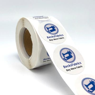 China Top Selling Waterproof Thank You For Your Purchase Order Adhesive Label Cheap Roll Paper Tags Custom Sticker for sale