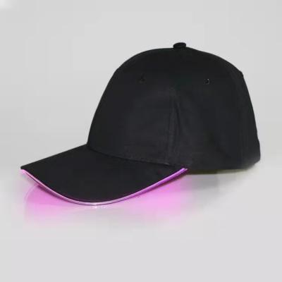 China COMMON Praise Props Hat Light Up Flash Baseball Cap LED Glow Party Hat For Festival Club Stage Hip Hop Performance for sale