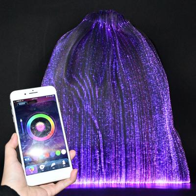 China With USB APP Mobile Phone Control 7 RGB Color Changing Bright Flashing Light Led Backpack for sale