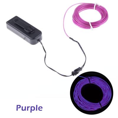 China Pet 10 Colors DC 3V Inverter CE ROHS Wire 100m EL Wire Outdoor Electroluminescent Hunting Roll for sale