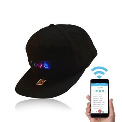 China JOINT Supply Texts COMMON Supply Texts Christmas New Year Party Halloween Birthday Shunpad Message LED Display Screen Scolling Baseball Cap for sale