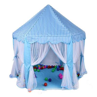 China Hexagonal Play Tent Princess Soft Toy Tent Outdoor Playhouse Kid's Room Indoor Playhouse Children Castle Toy Tent For Children for sale