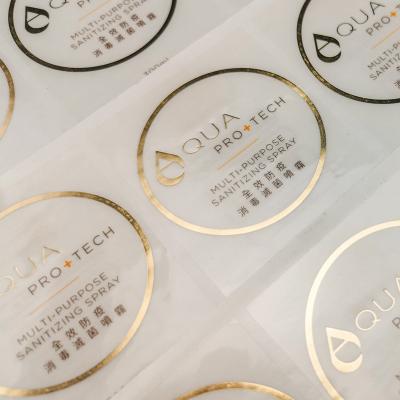 China Custom waterproof vinyl label stickers hologram 3D clear decorative logo sticker zu verkaufen