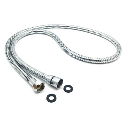 China Without Turnout Chrome Plating Shower Hose With 1.2m/1.5/2.0m EPDM Inner Hose Stainless Steel Outside Double Lock Shower Hose for sale