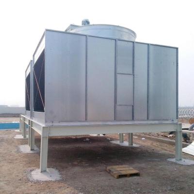 China Water Chiller Aluminum Zinc Casing Square Open Cooling Tower For Water Chiller for sale