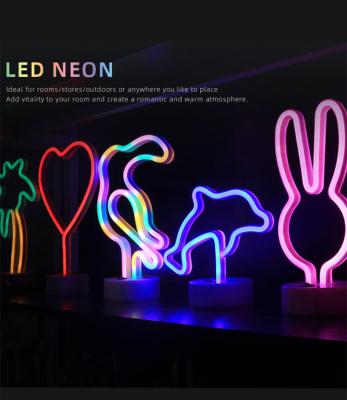 China Custom Neon Decorated Power Christmas Night Light LED Neon Sign Office Wall Decorating Party for sale