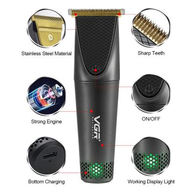 China V090 Car Men Light Bottom Design Hair Trimmer Hair Trimmer Engraving Sharp Clipper Home Professional for sale