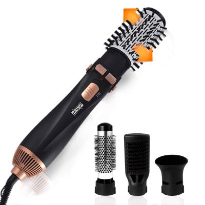 China Ionic 4 in 1 One Step Hair Dryer Hair Straightener Professional Electric Hair Curler Styling Hot Comb Airbrush for Women for sale