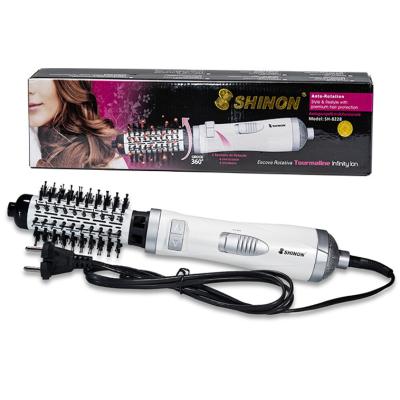 China 4g 2020 Heated Hot Brush 4g Hair Air Curlers And Straightener Styling Ionic Electric Hot Comb for sale