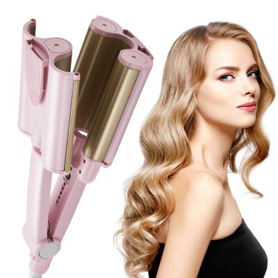 China Professional Automatic Car Hair Care Styling Tools Wave Electric Hair Styling Curling Pink Hair Curler For Women for sale