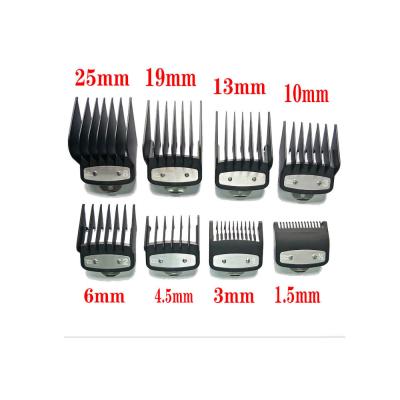 China 8pcs Universal Multisize Salon Set Limit Colored Custom Comb Clipper OEM Replaceable Guide Comb For Hair Trimmer for sale