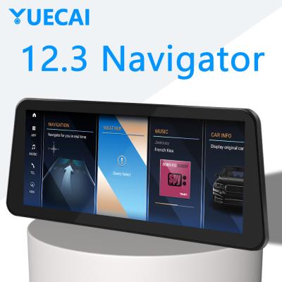 Chine 12.3 pouces Grand écran Systèmes de navigation de voiture BMW Mise à niveau Android échangeur d'écran à vendre