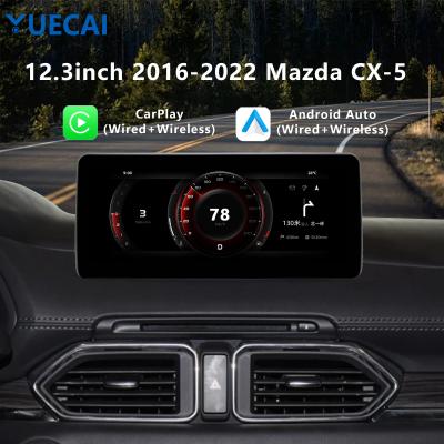 China 2016-2022 Mazda CX-5 Android Head Unit 12,3 polegadas 1280 * 720 8 Núcleo 1,8 GHz à venda