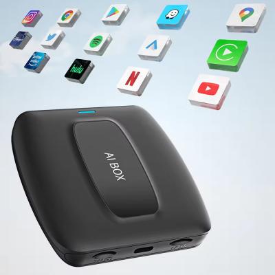 China Android 12 Car Multimedia Smart Box drahtloses Carplay Android Auto Ai Box zu verkaufen