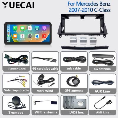 China Universal Qualcomm Navigation 12,3 Zoll Mercedes Benz 2007-2010 C-Klasse zu verkaufen