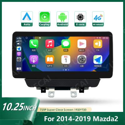 China 10.25-Zoll-Android 13 Autohäuptgerät 1970*720 Mazda 2 Multimedia-System zu verkaufen