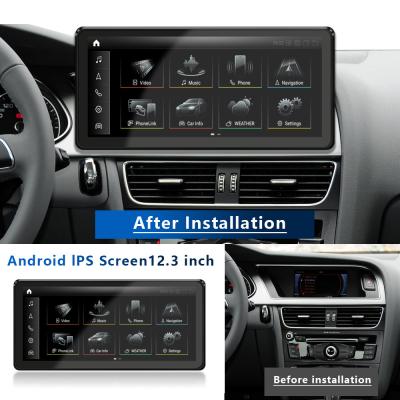 China Original Automobil System Autos Kopf 12,3 Zoll Android 13 für Audi A4L zu verkaufen