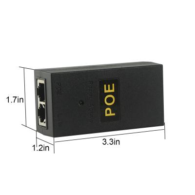 China POE 802.3af Spliter 48v 0.5a Adapter Power 12v 802.af 24v 2a Poe Injector48v Poe Injector for sale