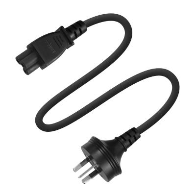 China Australian Home Appliance 6FT 1.8m Australia 3pin AU/NZ Plug to AC IEC C5 Laptop Extension Saa Power Cord for sale