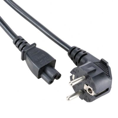 China European Home Appliance Eu Plug Schuko Power Cord Euro To IEC 60320 C5 Power Cable AC Computer Power Cords for sale