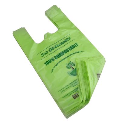 China Wholesale High Quality Biodegradable Heavy Duty Shopping Bags Biodegradable Grocery Bags Eco Compostable Grocery Bag for sale