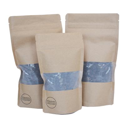 China Chinese high quality biodegradable paper biodegradable food packaging packaging bags factory compostable ziplock bag for sale